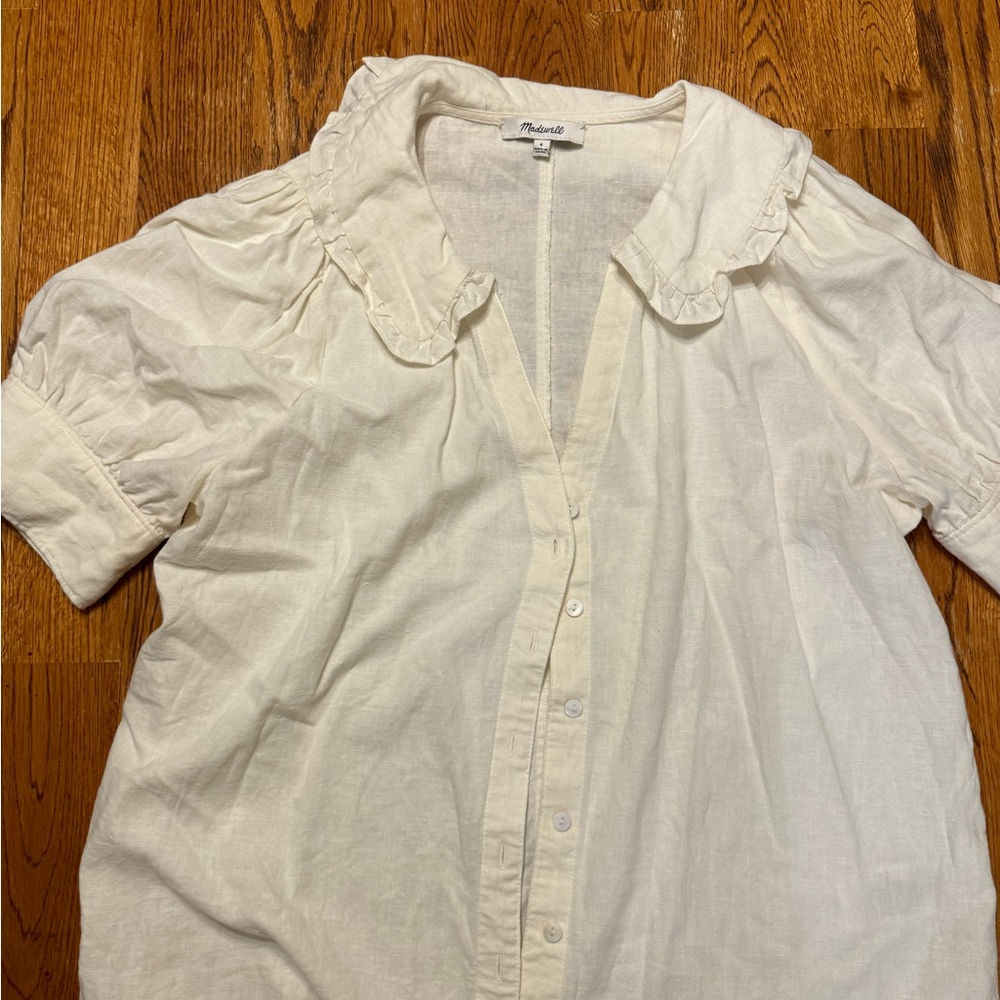 Madewell Peter Pan collar blouse